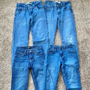 4 Pairs of Boys Jeans - Size 10 Regular
